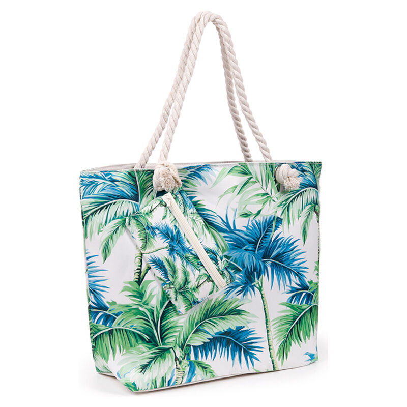 Palm trees beach bag