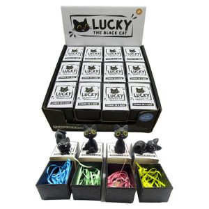 Lucky the Black Cat assorted amulet