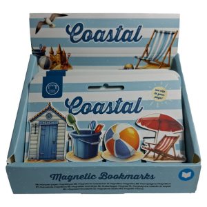 Coastal magnetic bookmark set