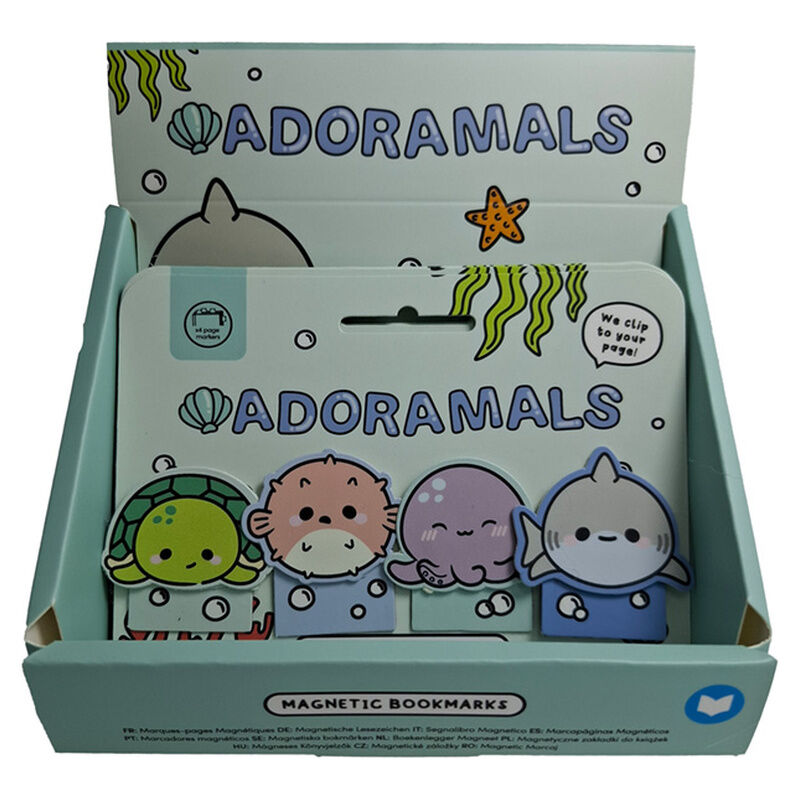Adoramals adorable animals magnetic bookmark set