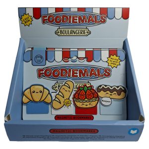 Foodiemals Boulangerie magnetic bookmark set