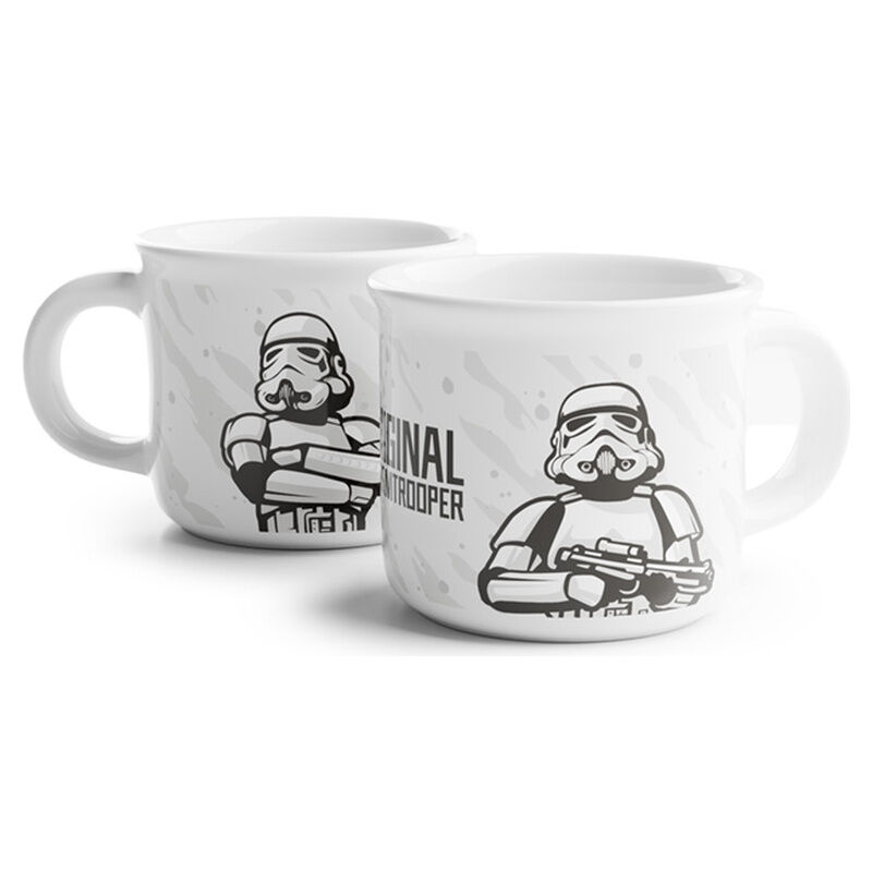 Star Wars Imperial Stormtrooper 2 coffee cups set 100ml - Image 2
