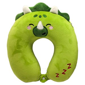 Relaxeazzz Adoramals Harry the Dinosaur travel pillow