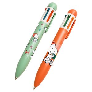 Peanuts Snoopy & Woodstock assorted multicolored pen