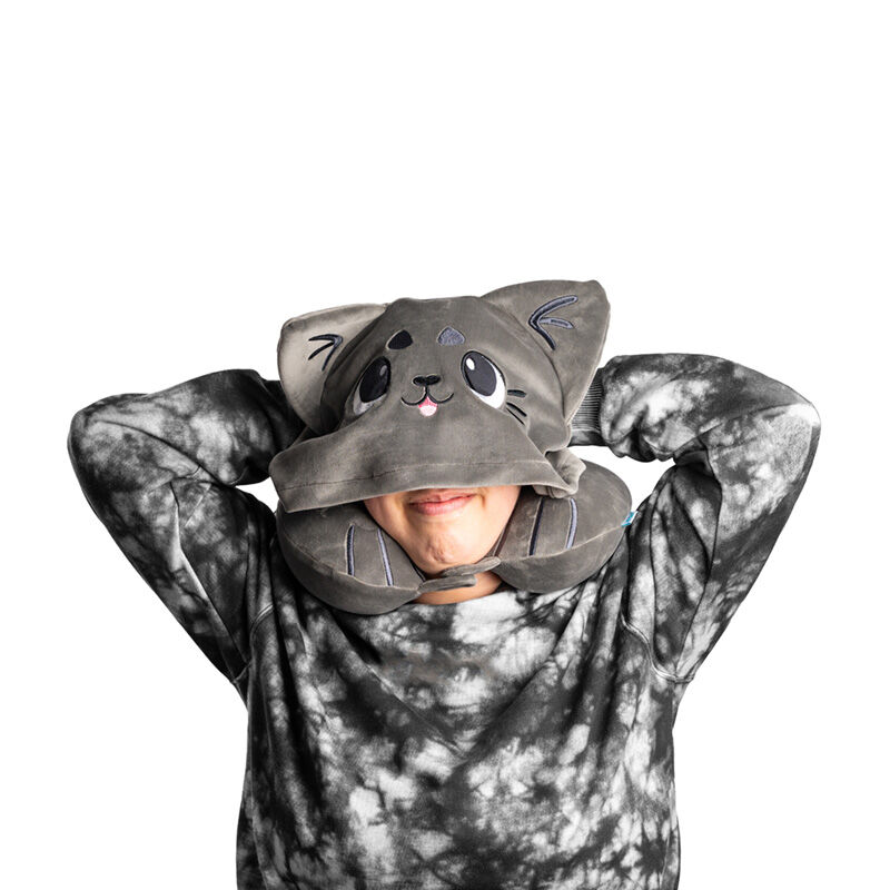 Hoodeazzz Cats Beans & Co hooded travel pillow - Image 3