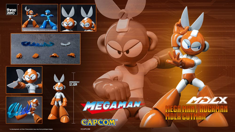 Mega Man MDLX Action Figure Rockman / Mega Man Cutman 12 cm - Image 13