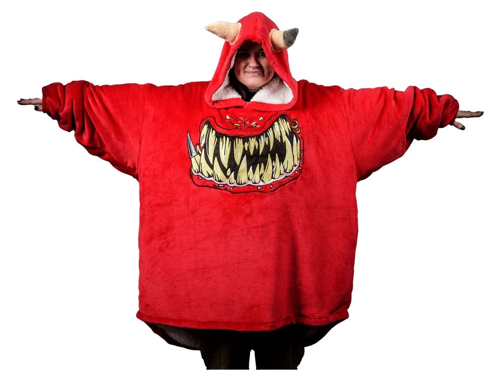 Warhammer 40K Oversized Hoodie Blanket Squig Red - Image 3