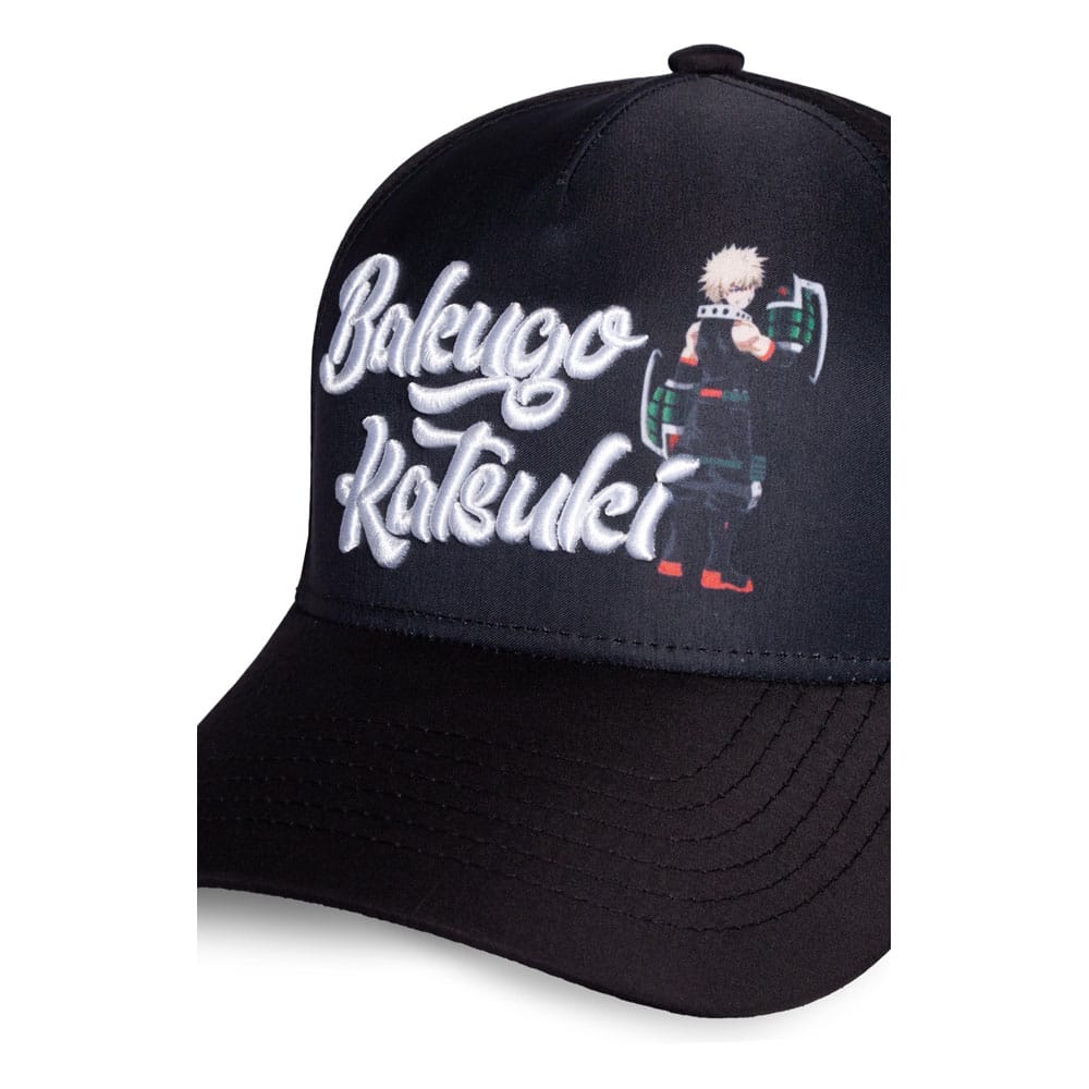 My Hero Academia Curved Bill Cap Katsuki Bakugo 3D Logo - Image 2
