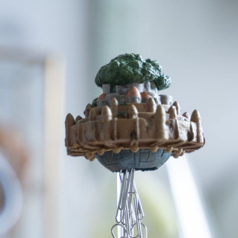 Castle in the Sky Statue Magnet Flying Castle 13 cm - Image 5
