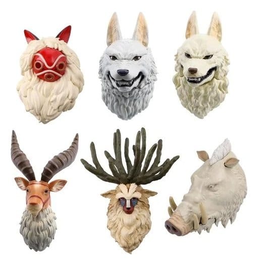 Princess Mononoke Magnete Mystery Box 3D Character Assortment (6)