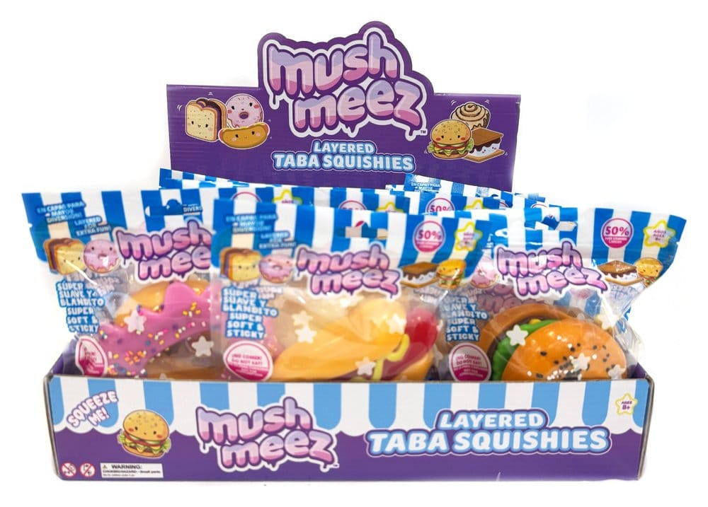 Mushmeez Squeeze Figures Core Taba 18 cm  Display (24)