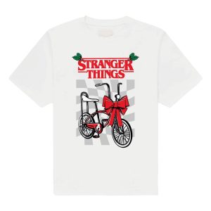 Stranger Things T-Shirt Christmas Bike Size L