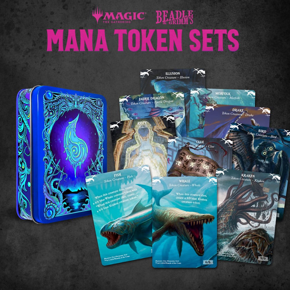 Magic the Gathering Dice and Token Pack Blue Mana - Image 3