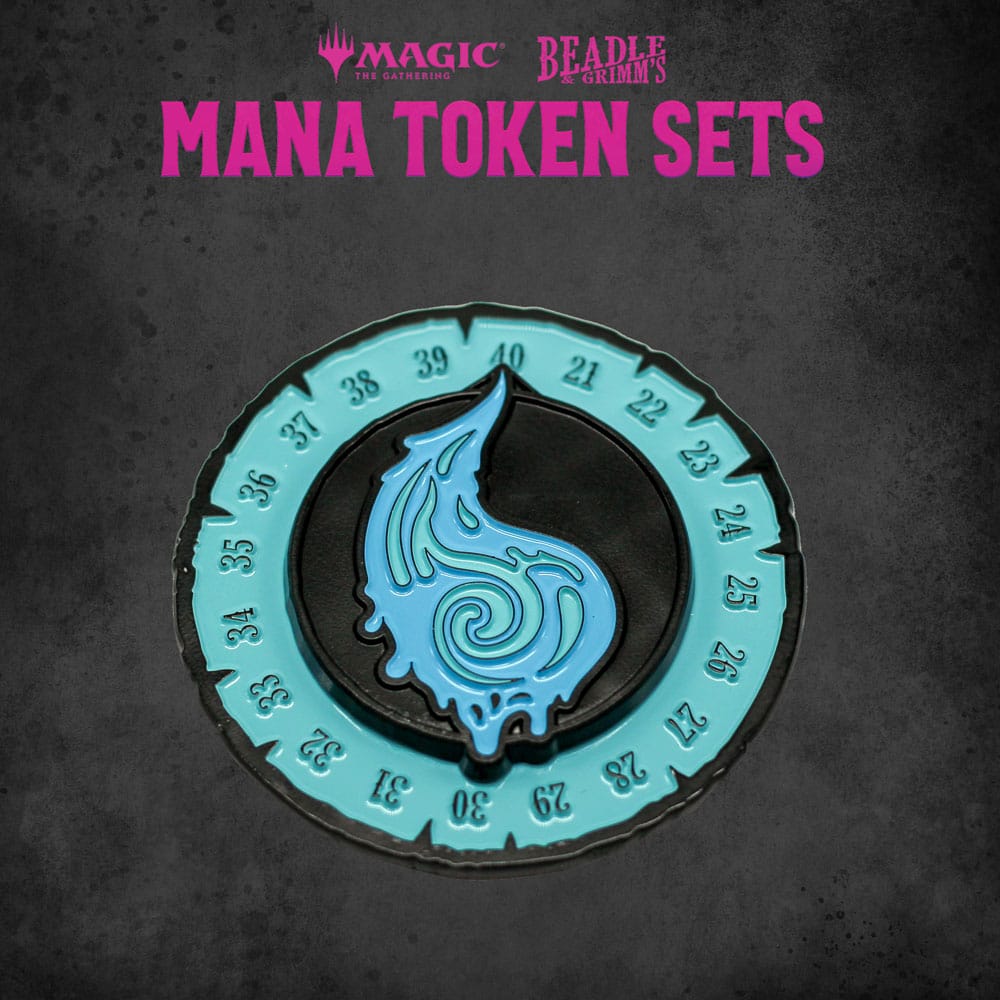 Magic the Gathering Dice and Token Pack Blue Mana - Image 5