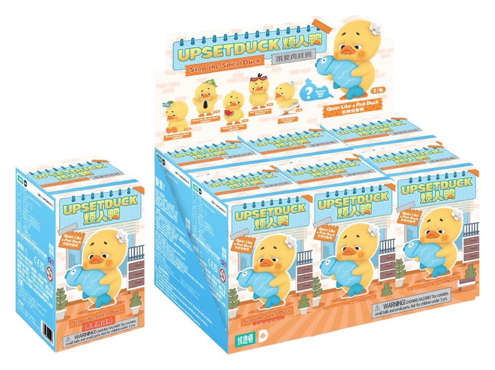 Upset Duck: Stop the Spiral Duck Blind Box figure 10 cm Display (6)