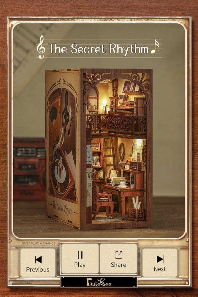 Book Nook The Secret Rhythm 23 x 11 cm - Image 2