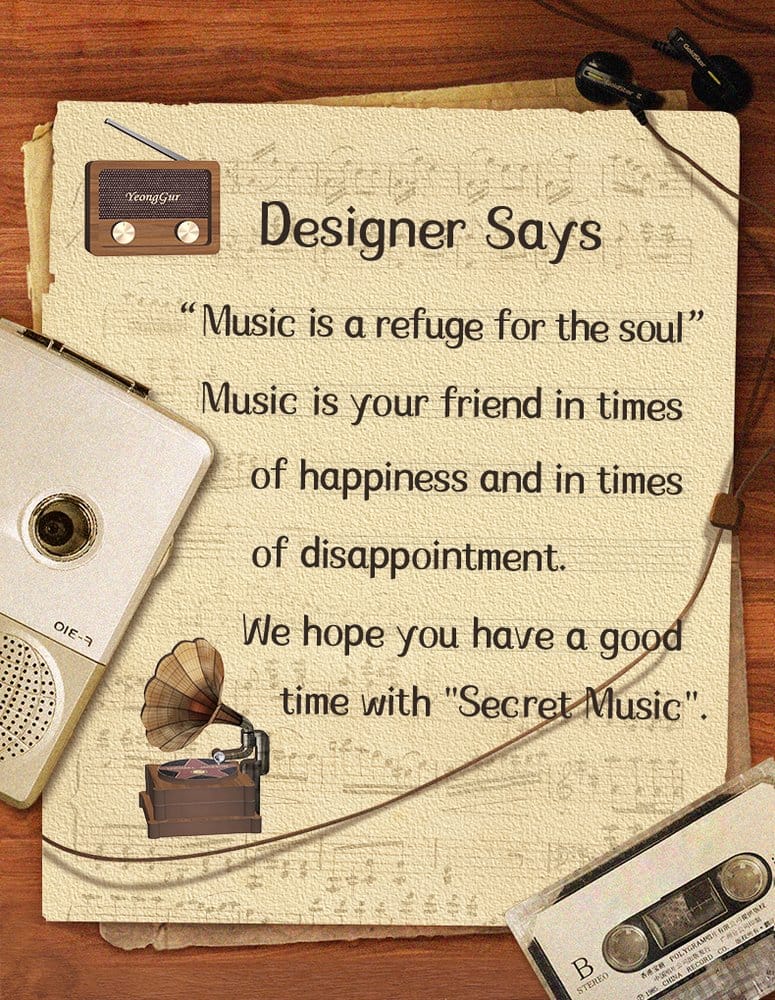 Book Nook The Secret Rhythm 23 x 11 cm - Image 10