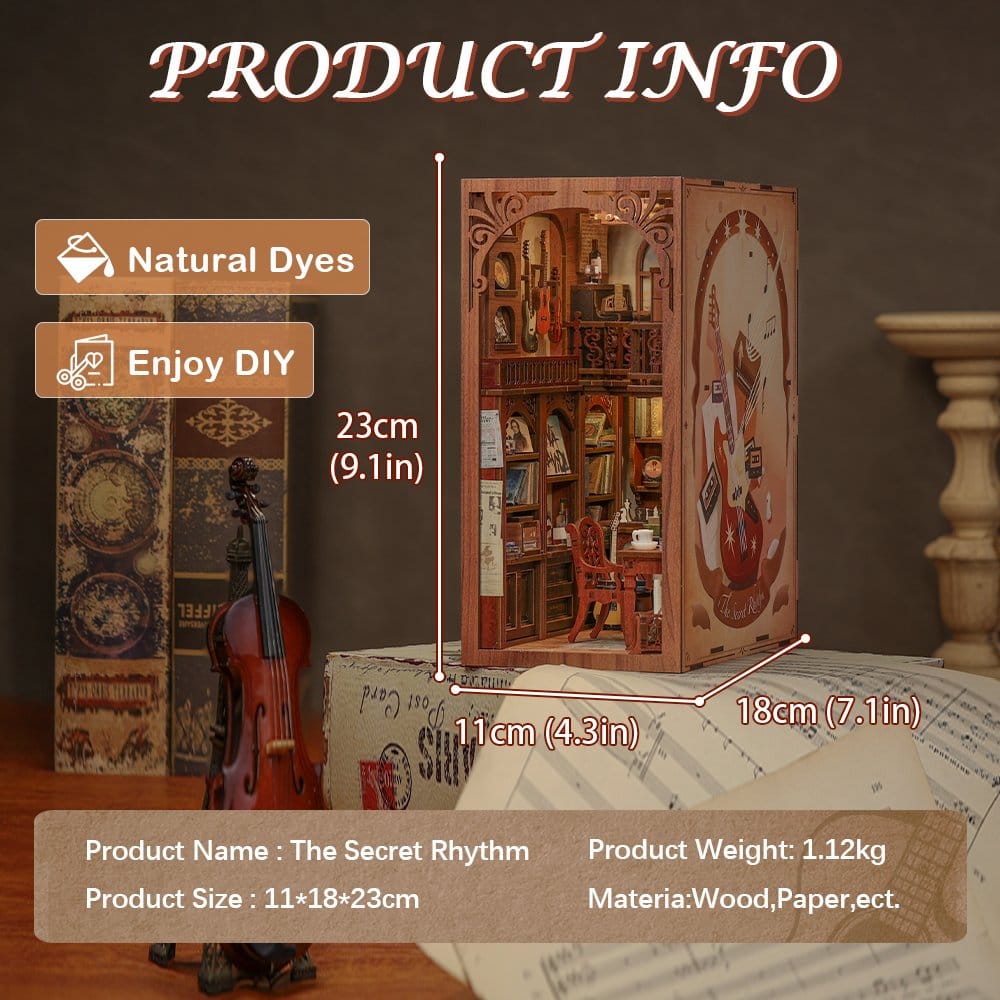 Book Nook The Secret Rhythm 23 x 11 cm - Image 21