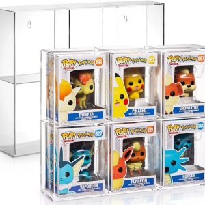 Evoretro Acrylic Display Case for 6 Funko Pops