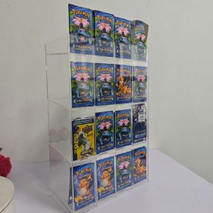 Acryl Counter Display for Trading Card Booster Packs