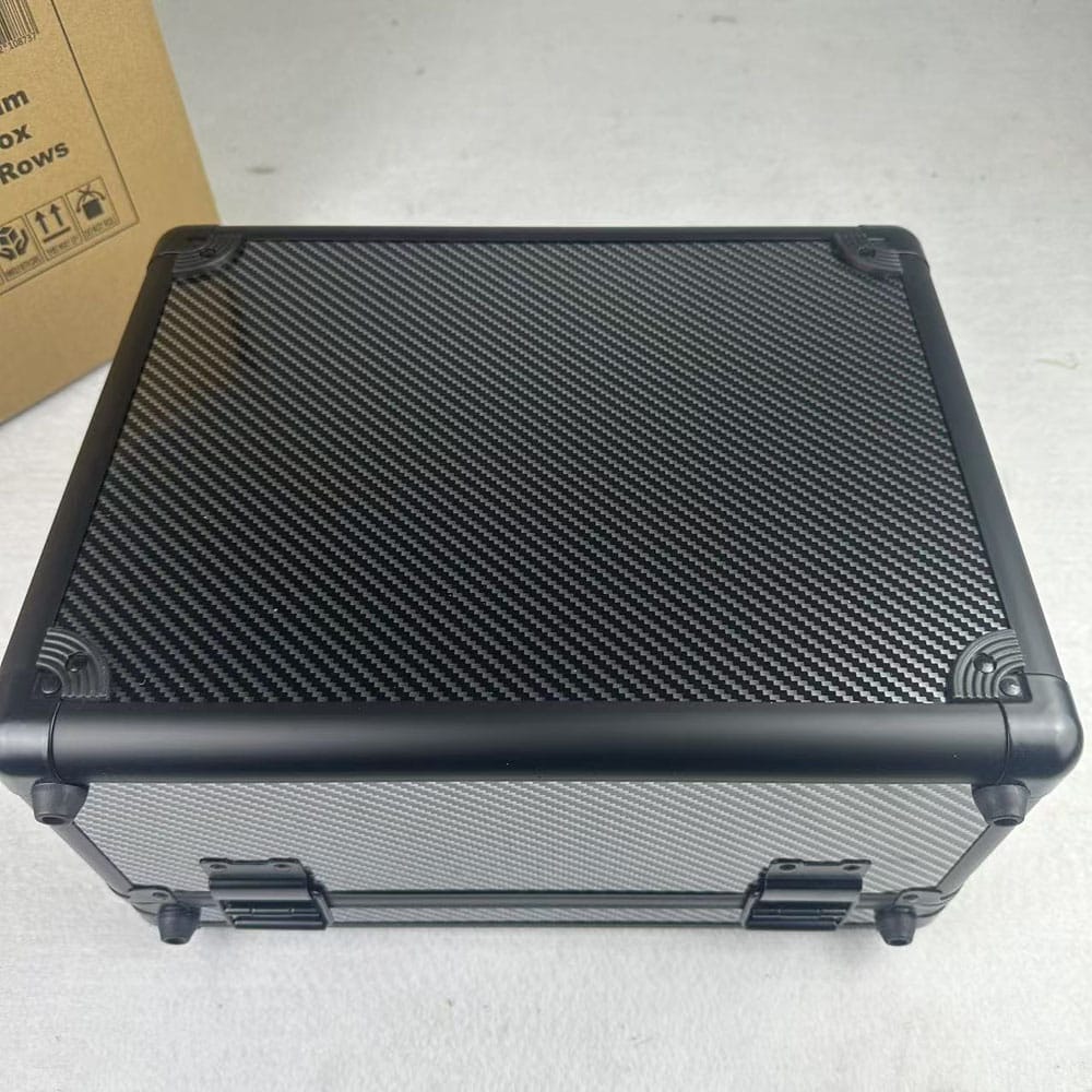 Evoretro Trading Card Suitcase Silver/Gray Small - Image 7