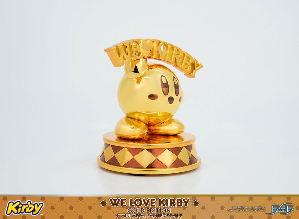 Kirby DieCast Statue We Love Kirby Gold Edition 10 cm - Image 6