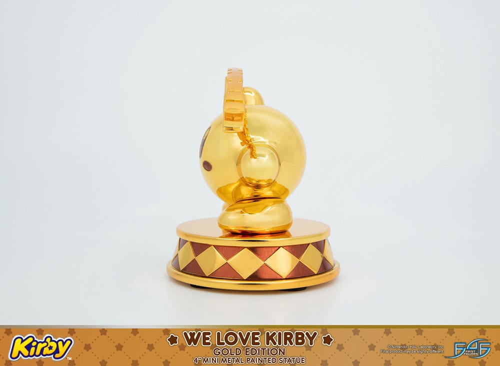 Kirby DieCast Statue We Love Kirby Gold Edition 10 cm - Image 9