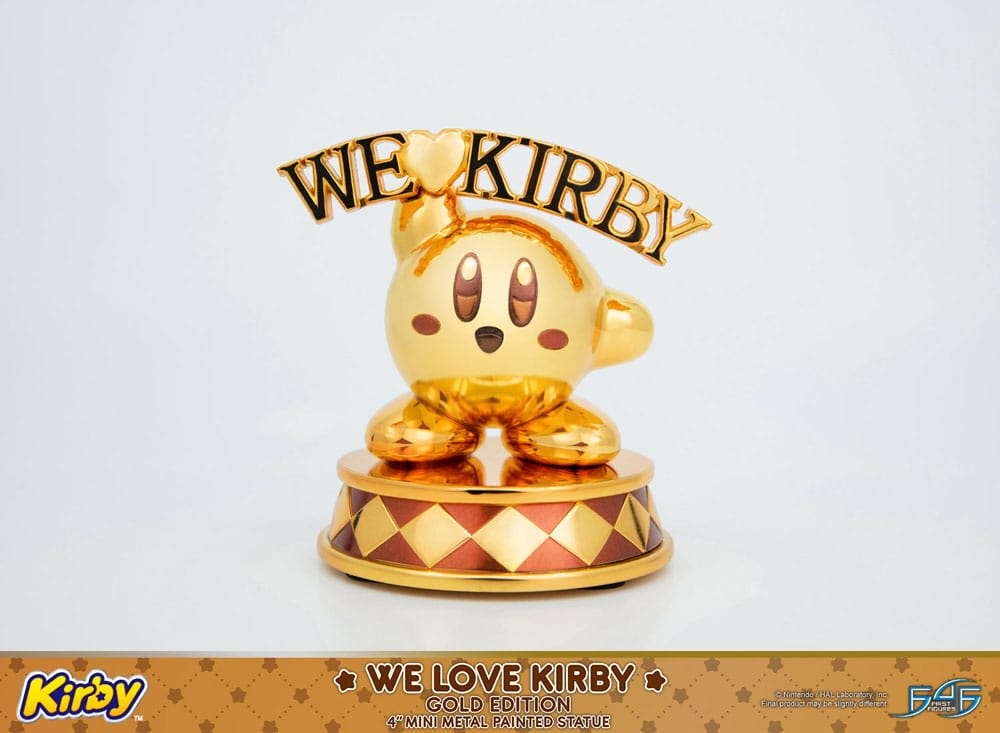Kirby DieCast Statue We Love Kirby Gold Edition 10 cm - Image 10