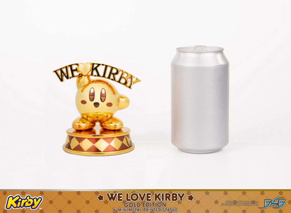 Kirby DieCast Statue We Love Kirby Gold Edition 10 cm - Image 11
