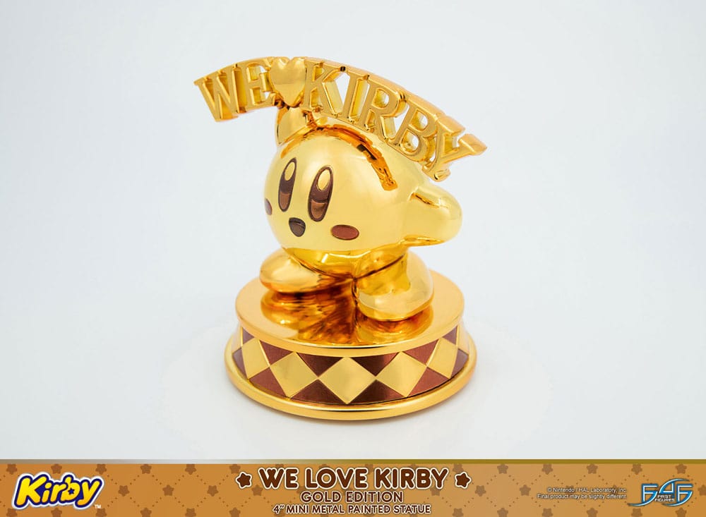 Kirby DieCast Statue We Love Kirby Gold Edition 10 cm - Image 12