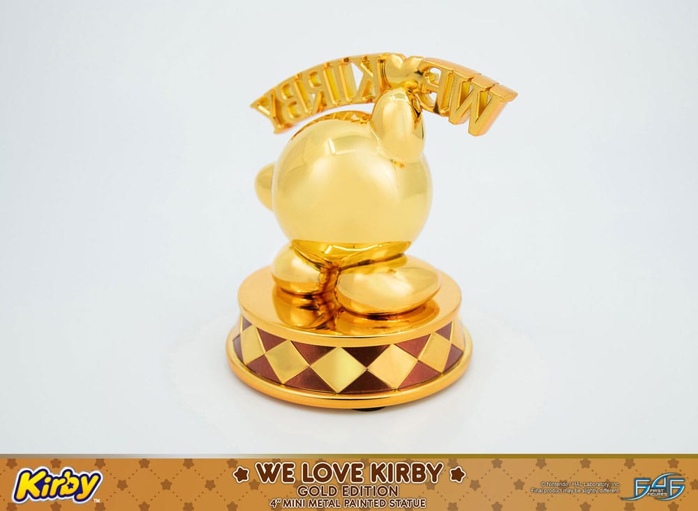 Kirby DieCast Statue We Love Kirby Gold Edition 10 cm - Image 13