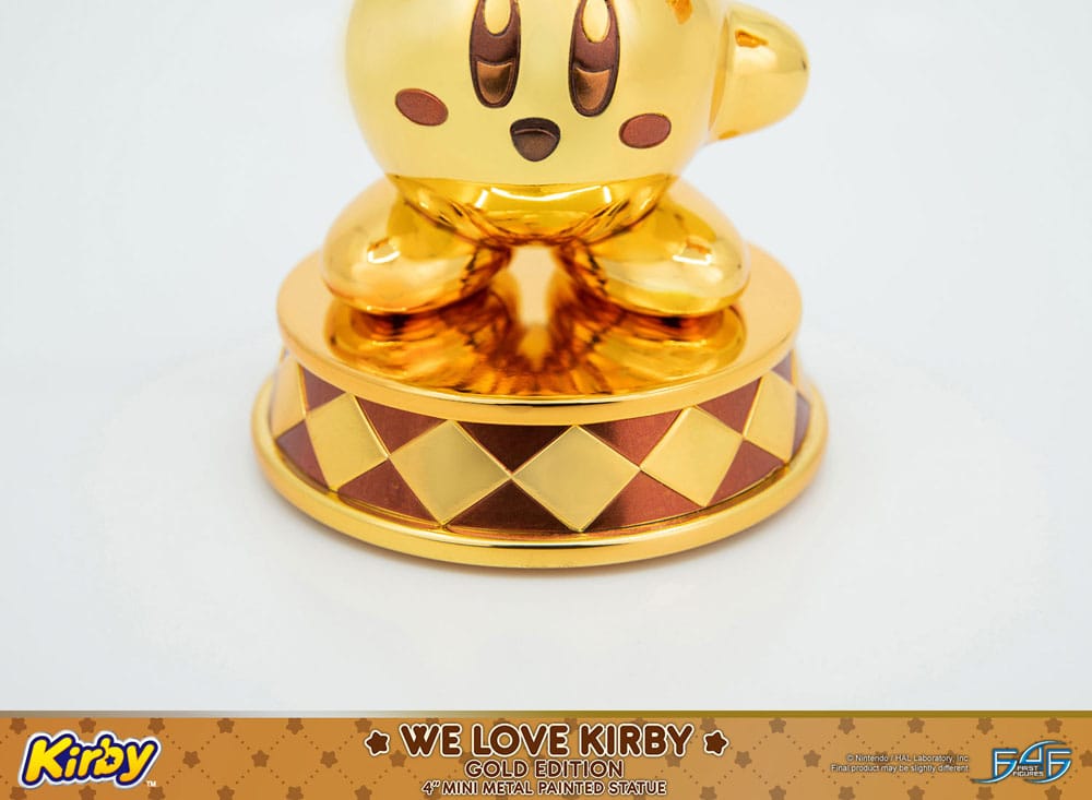 Kirby DieCast Statue We Love Kirby Gold Edition 10 cm - Image 16