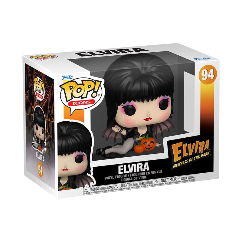 Elvira POP! Icons Vinyl Figure Elvira Pumpkins 9 cm - Image 2