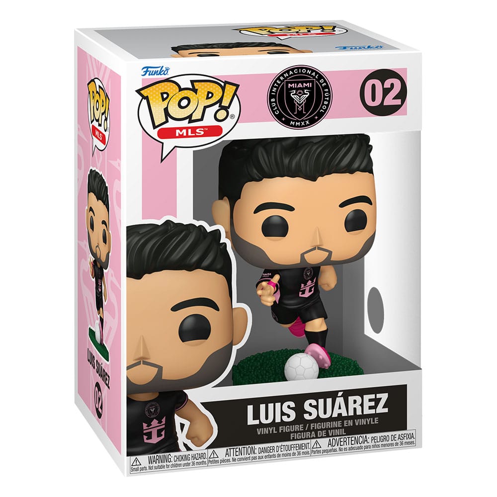 MLS POP! Sports Vinyl Figure Inter Miami- Luis Suarez(away) 9 cm - Image 2