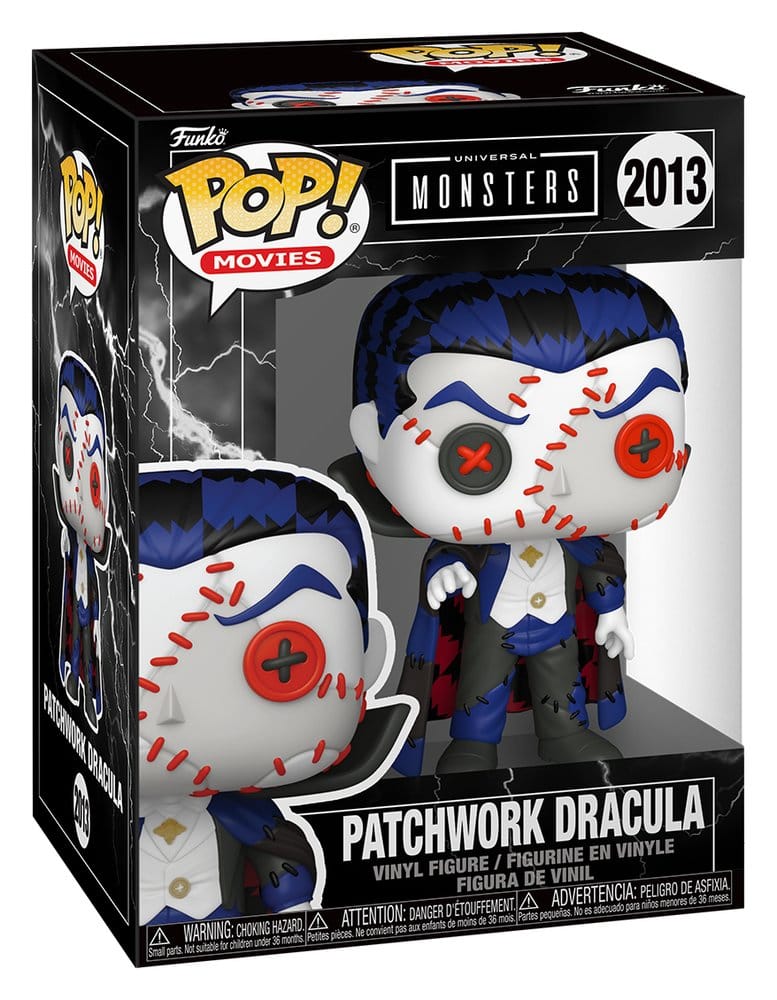 Universal Monsters Patchwork POP! Movies Vinyl Figure Dracula 9 cm - Image 2