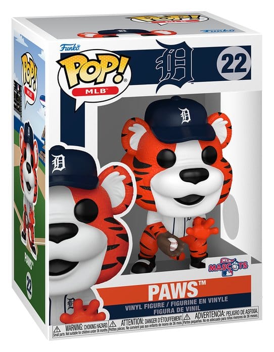 Detroit Tigers POP! MLB Vinyl Figure Paws 9 cm - Image 2