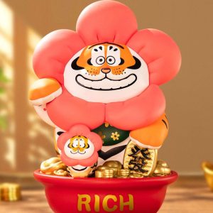 I Am Not Fat Tiger Statue 1/7 Alexander the Tiger Rich Flower 20 cm