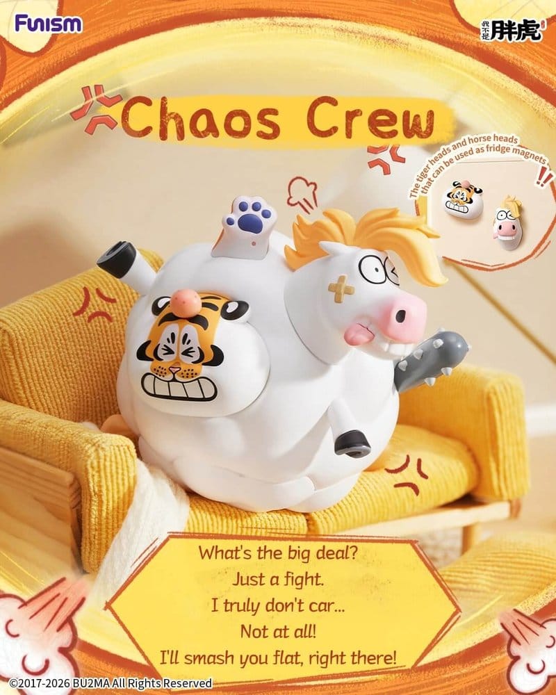 Alexander The Fat TigerBlind Box Mini Figures The Real Crazy Horse Display (8) - Image 7