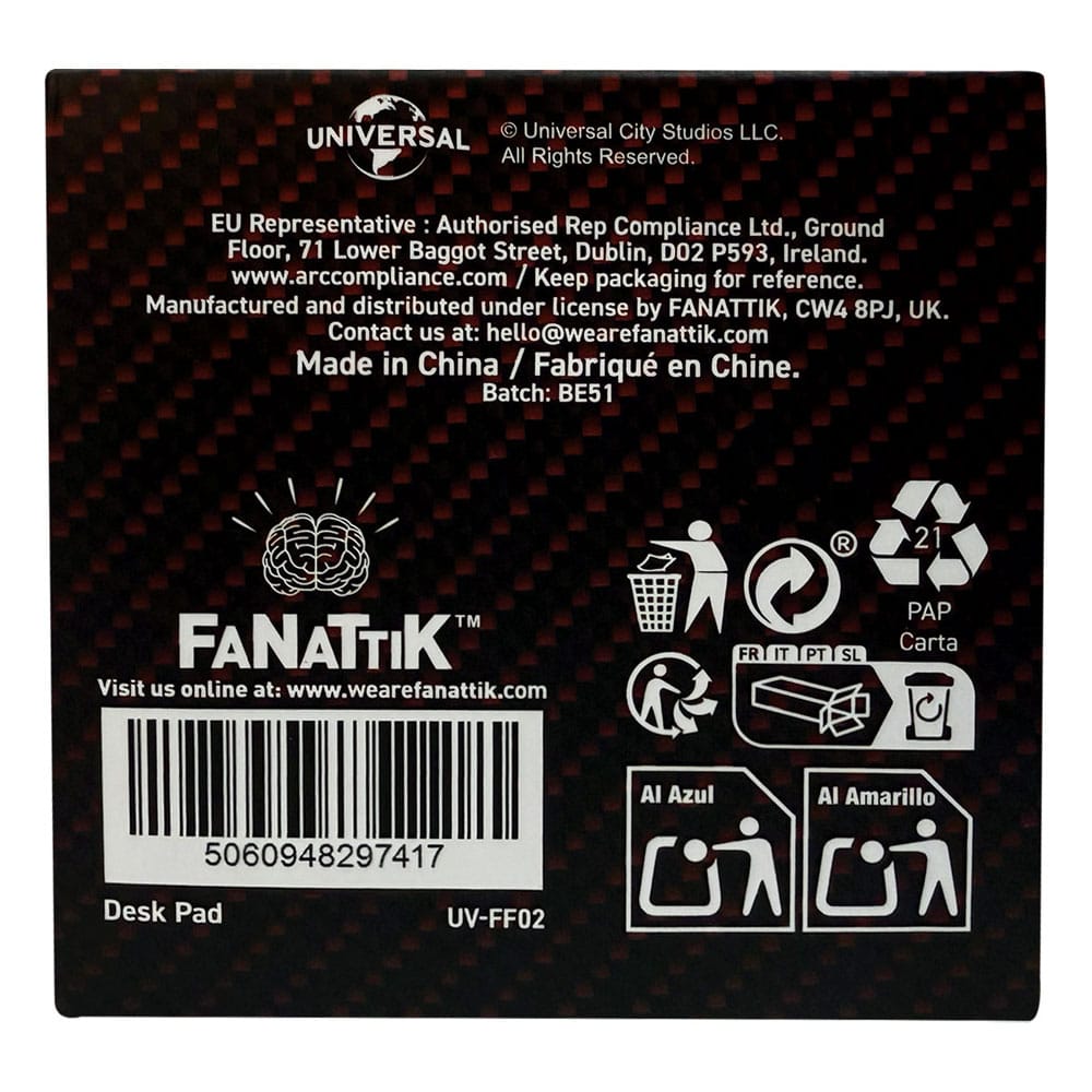 Fast & Furious Desk Pad & Coaster Set - Image 3