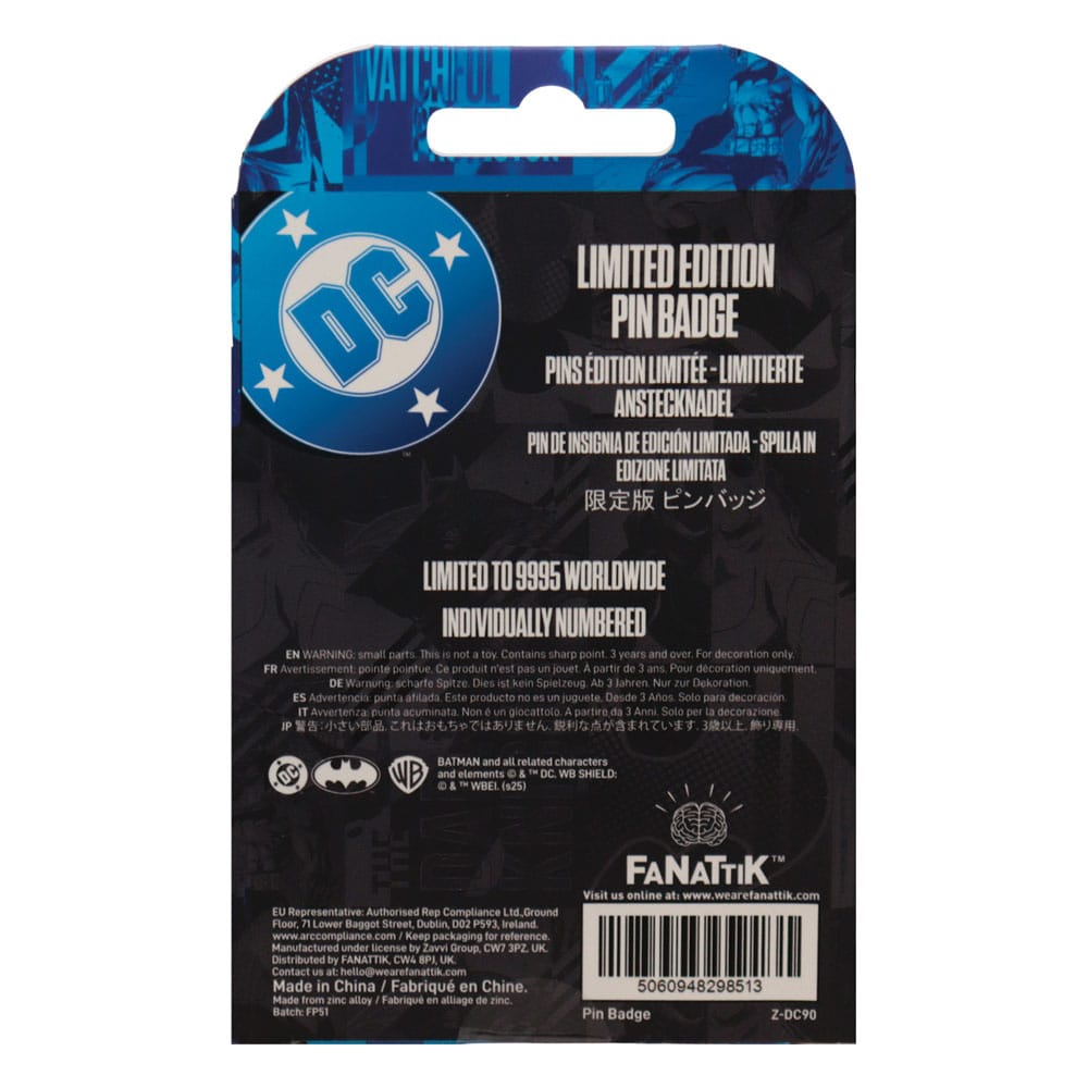 DC Comics Pin Badge Batman Gotham City Guardian Limited Edition - Image 2