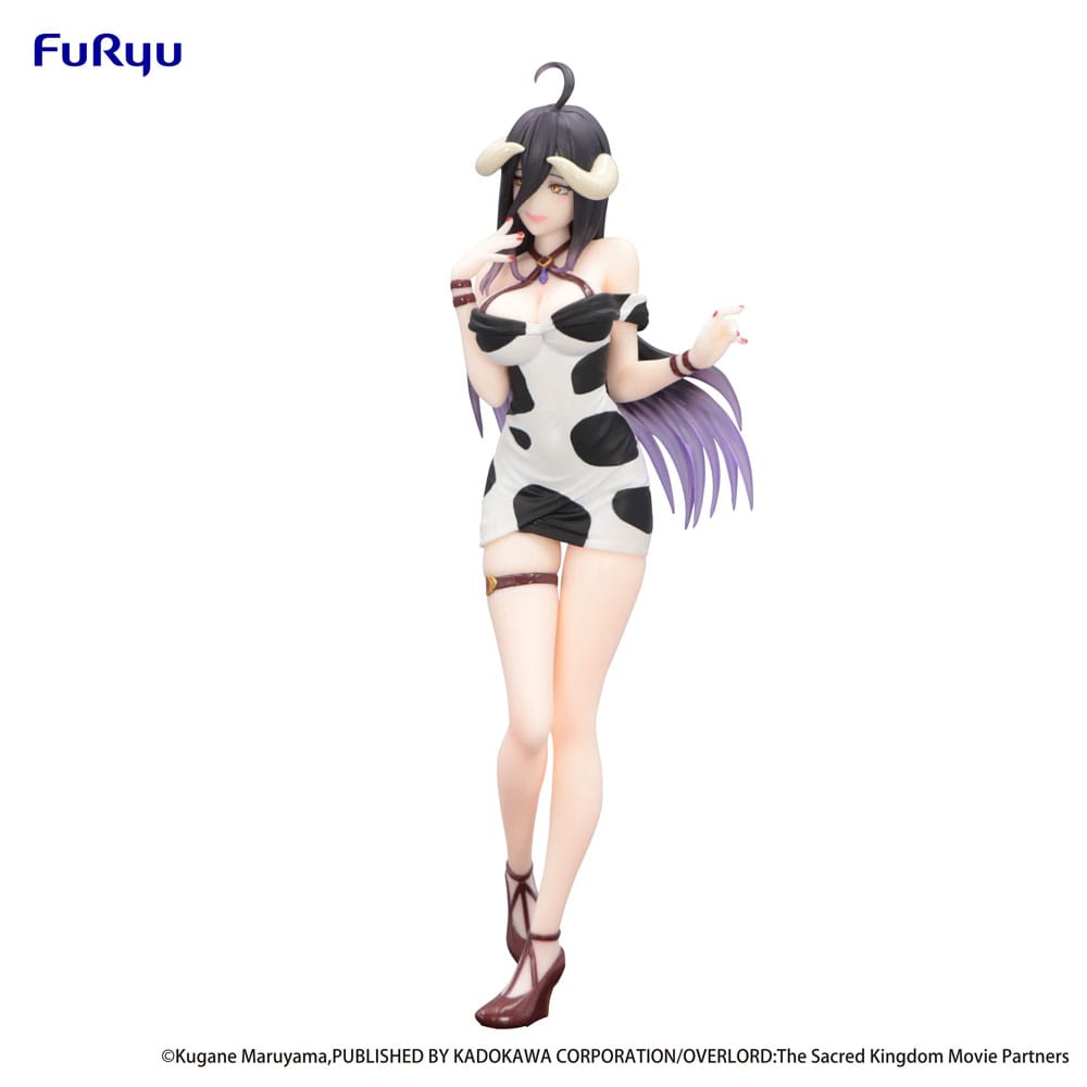 Overlord Trio-Try-iT PVC Statue Albedo Mini Dress Cow Pattern Ver. 21 cm - Image 2