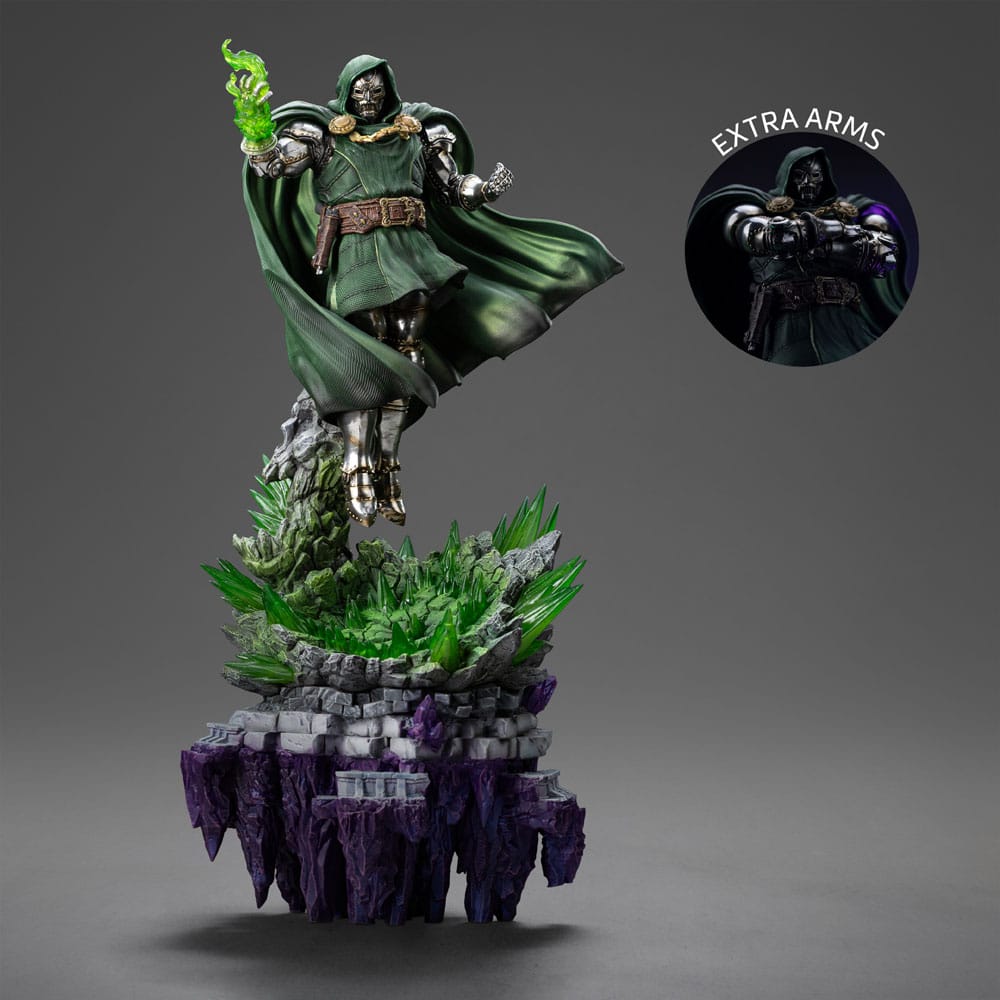 The Infinity Gauntlet Marvel Legends Diorama Statue 1/10 Doctor Doom Deluxe Edition 42 cm - Image 8