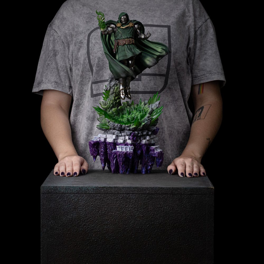 The Infinity Gauntlet Marvel Legends Diorama Statue 1/10 Doctor Doom Deluxe Edition 42 cm - Image 20