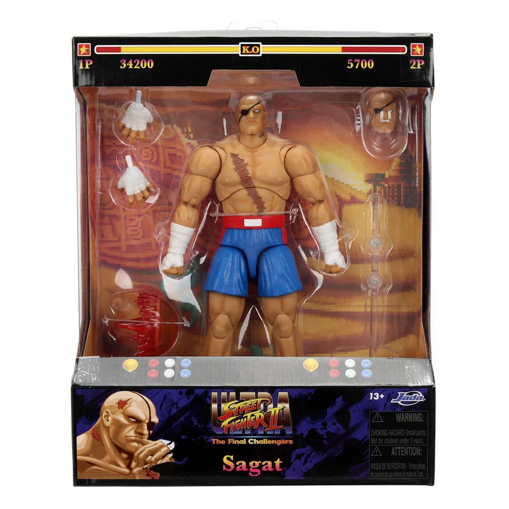 Ultra Street Fighter II: The Final Challengers Action Figure 1/12 Sagat 19 cm - Image 2