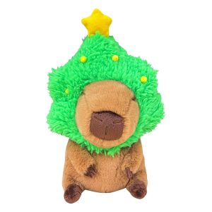 Capybara Plush Figure Capybara with Christmas Tree 32 cm