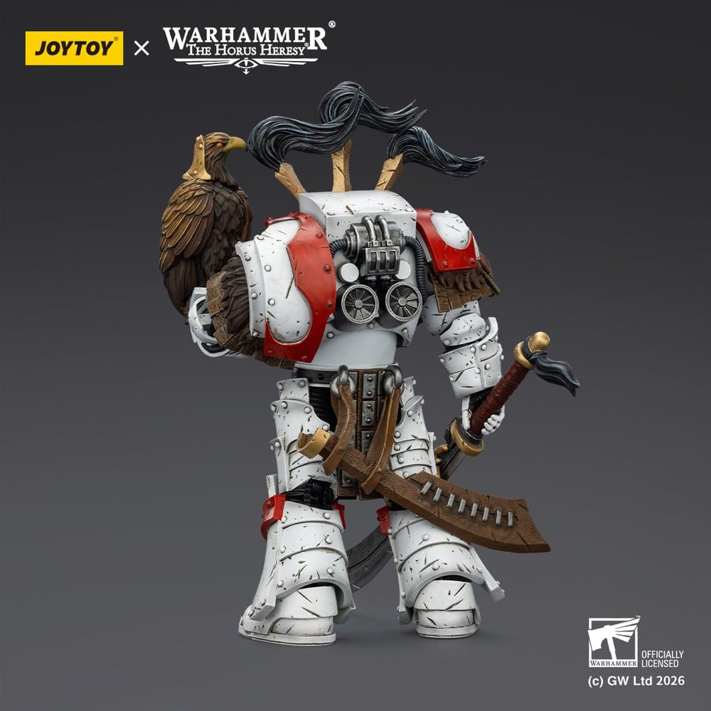 Warhammer 40,000 Action Figure White Scars Legion Praetor in Cataphractii Terminator Armour with Cyber Hawk Chogorian sword and combi-melta 14 cm - Image 3