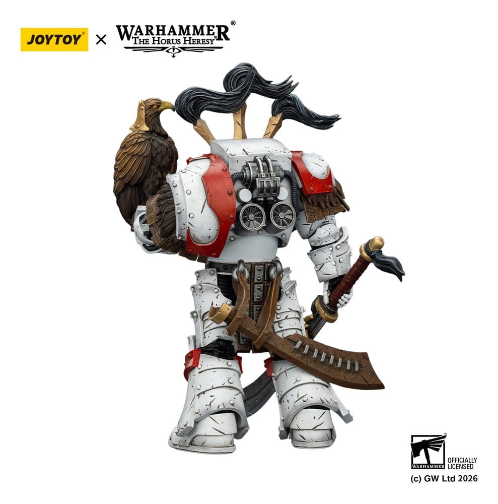 Warhammer 40,000 Action Figure White Scars Legion Praetor in Cataphractii Terminator Armour with Cyber Hawk Chogorian sword and combi-melta 14 cm - Image 7