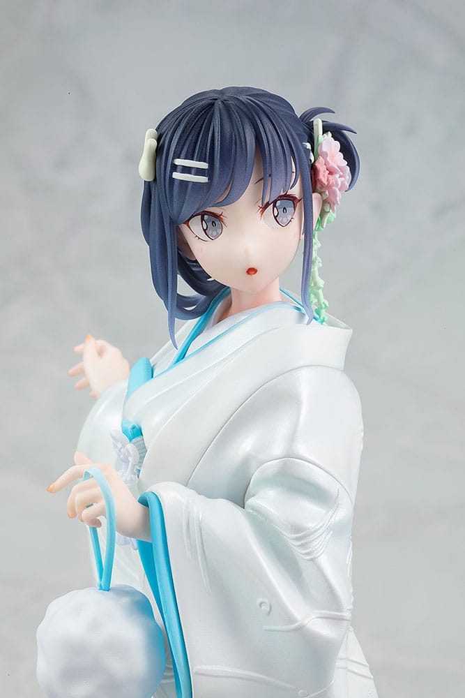 Rascal Does Not Dream of a Bunny Girl Senpai Statue 1/7 Mai Sakurajima White Kimono Ver. 23 cm - Image 9
