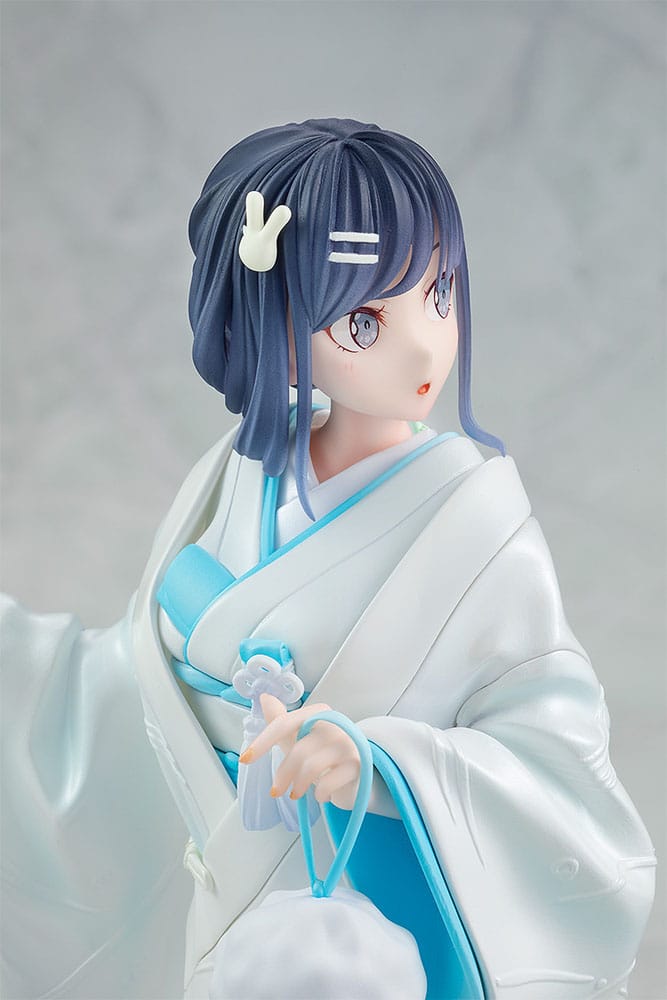 Rascal Does Not Dream of a Bunny Girl Senpai Statue 1/7 Mai Sakurajima White Kimono Ver. 23 cm - Image 10
