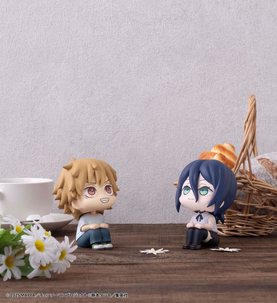 Chainsaw Man The Movie: Reze Arc Look Up PVC Statues Denji & Reze Set (with gift) 11 cm - Image 4